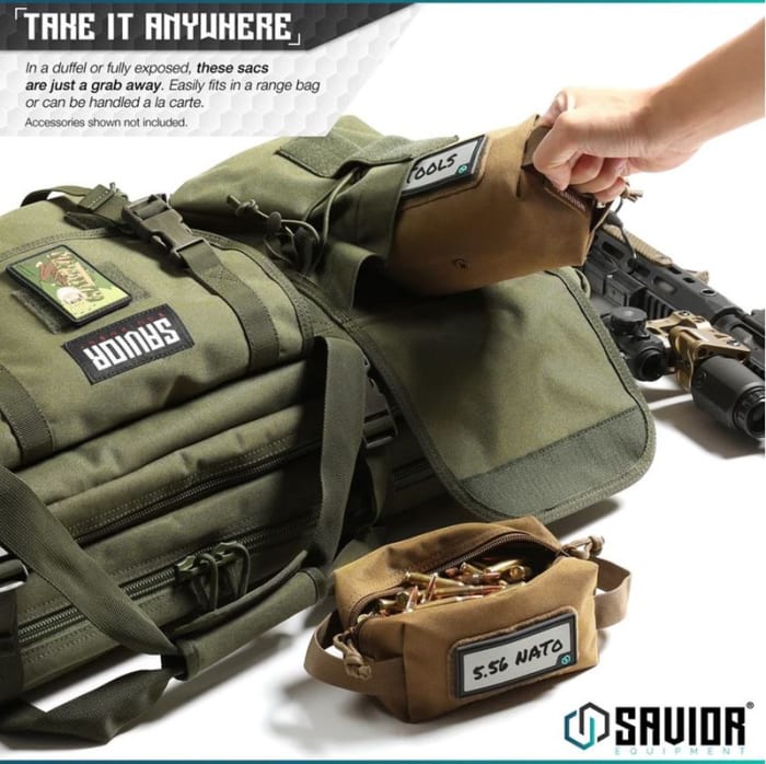 Savior Loose Sac Mini Soft Ammo Carrier 4 Pack