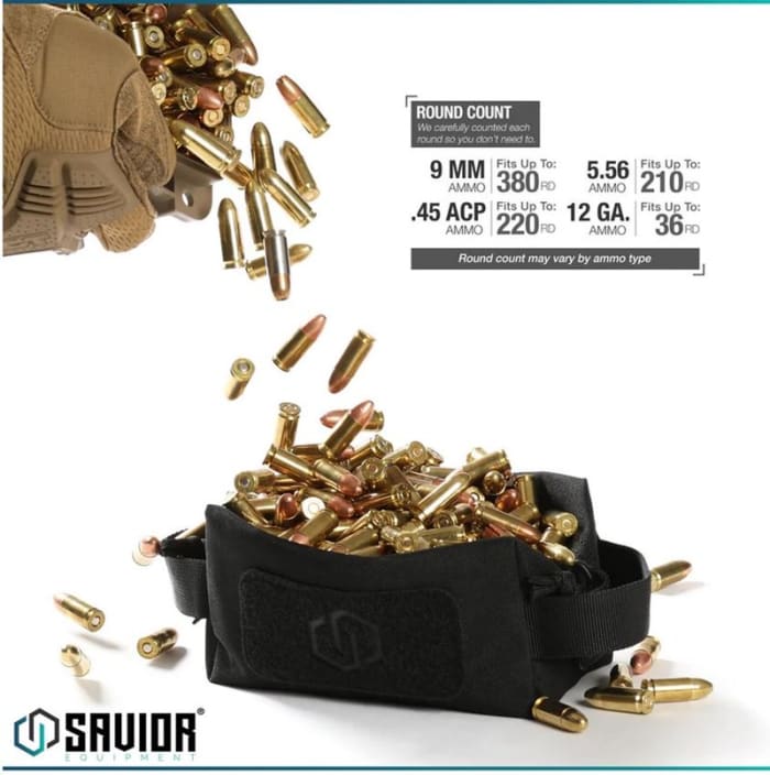 Savior Loose Sac Mini Soft Ammo Carrier 4 Pack