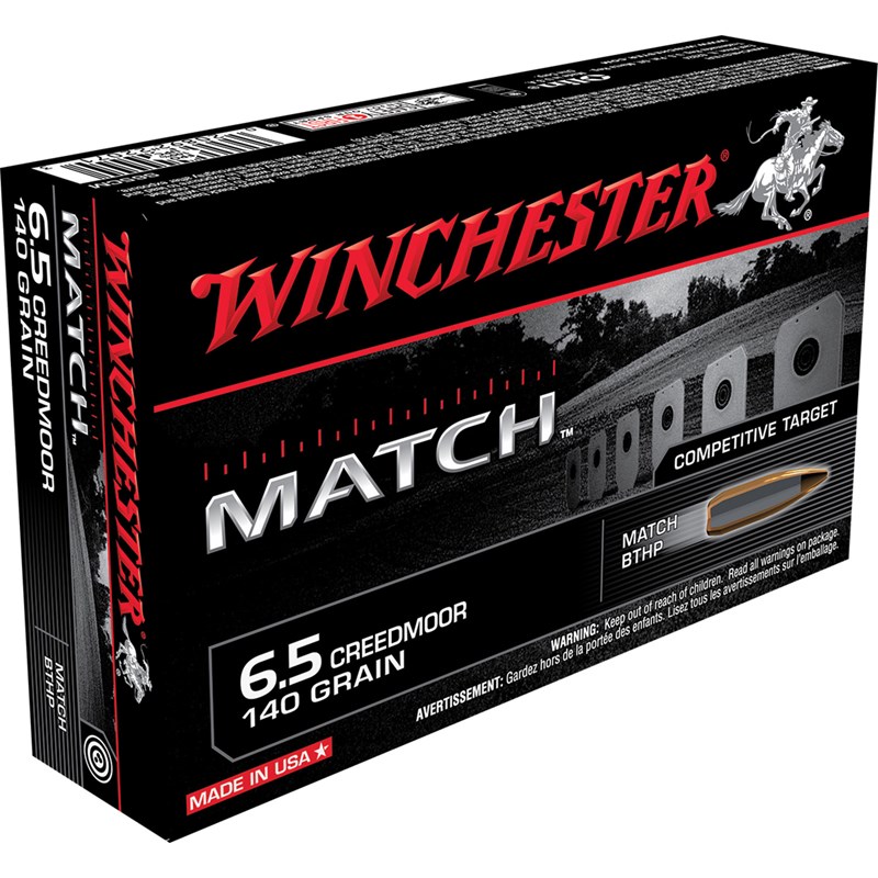 Winchester Match 6.5 Creedmoor 140gr BTHP