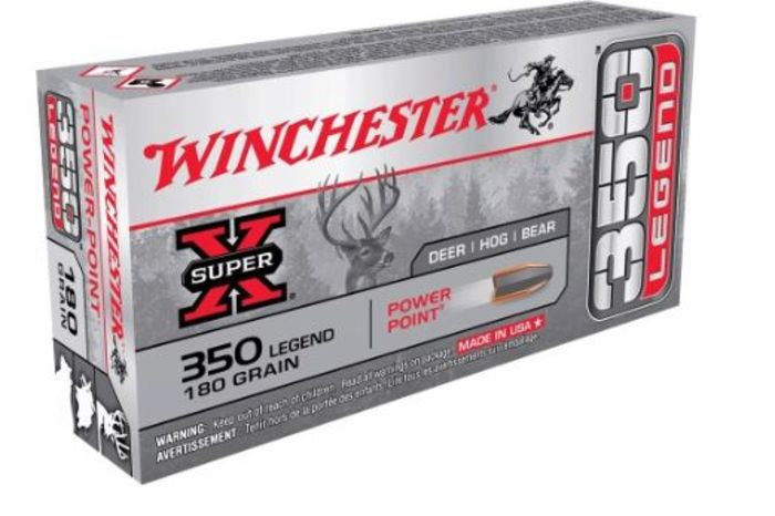 WINCHESTER SUPER X 350 LEGEND 180GR, SOFT POINT